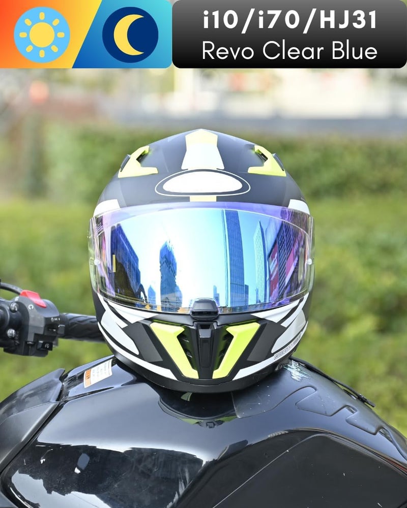 Logto Replacement Motorcycle Helmet Shield for I10 I70 HJ-31 Helmet Visor Shield Anti-Scratch Wearproof Windproof Universal Helmet Accessories - Image 2